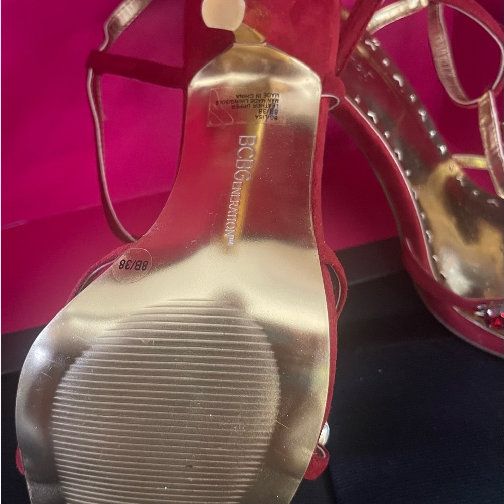 Bcbgeneration Beaded Heels. Euc - image 5